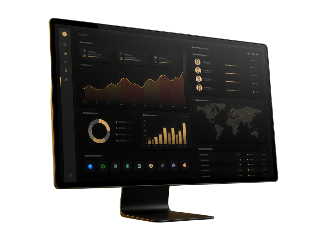 Custom platform with analytics dashboard